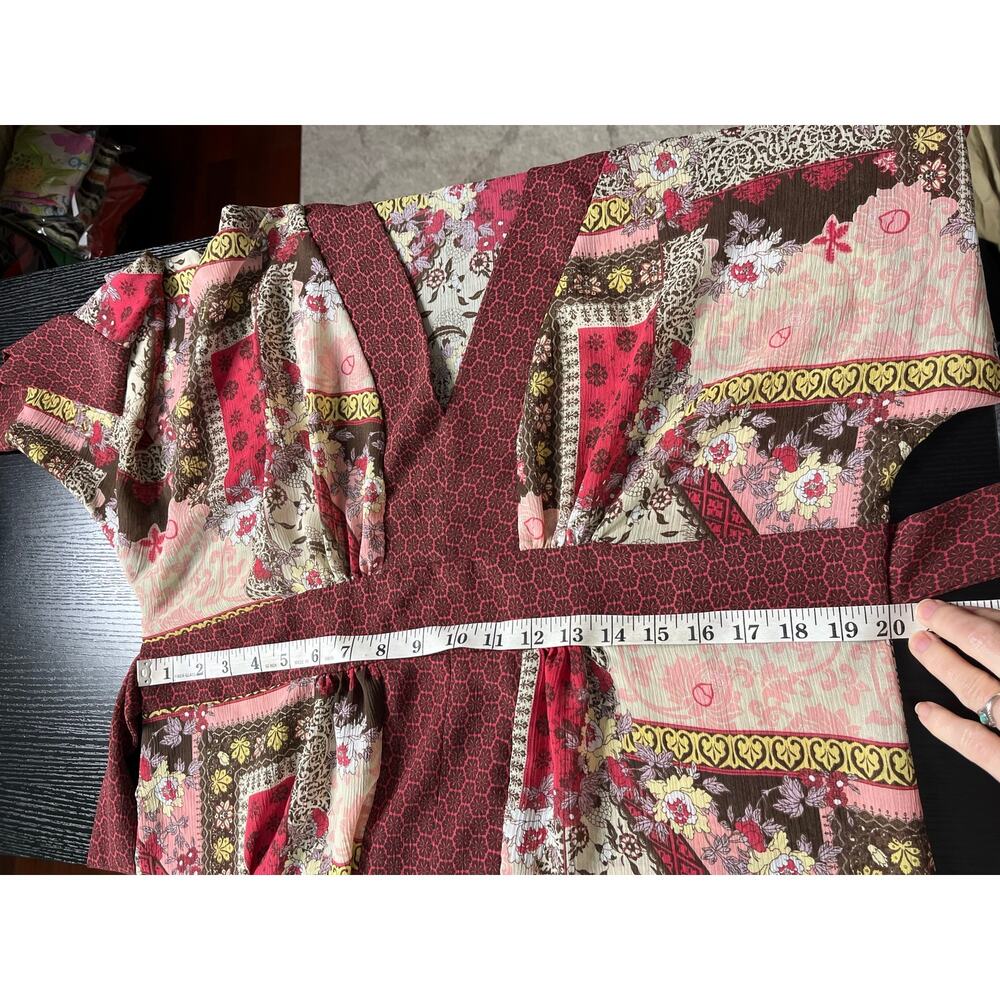 Vintage Faded Glory Y2k Boho Hippie Kaftan Style … - image 8